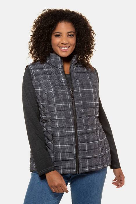 Bodywarmer, keerbaar, opstaande kraag
