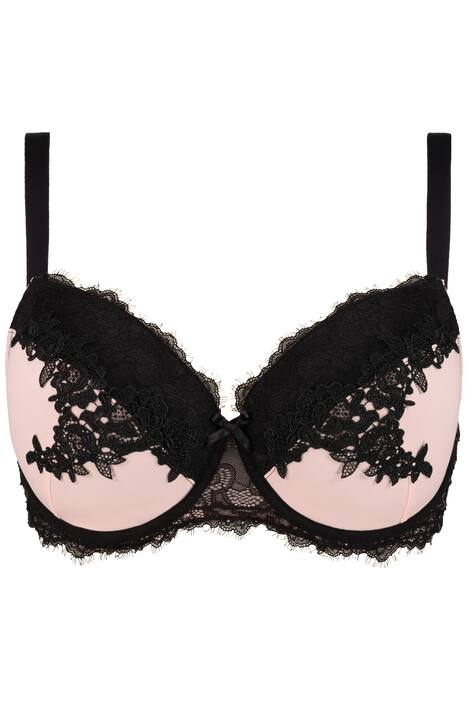 Paisley Floral Black Lace Larissa Underwire Bra