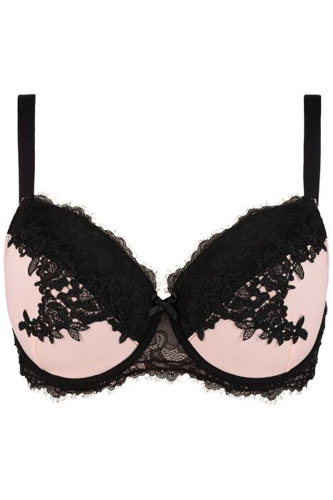 Paisley Floral Black Lace Larissa Underwire Bra
