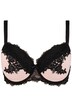 Paisley Floral Black Lace Larissa Underwire Bra