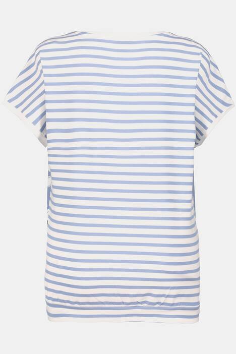 T-Shirt, Blütenmuster, Krepp