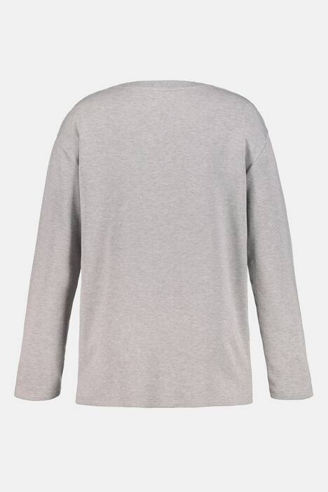 Sweatshirt, Comic-Stickereien, Oversized, innen weich