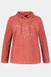 Sweatshirt, opstaande kraag, zijsplitten
