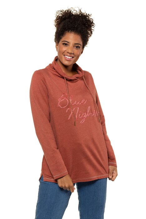 Blue Nights Knit Sweatshirt