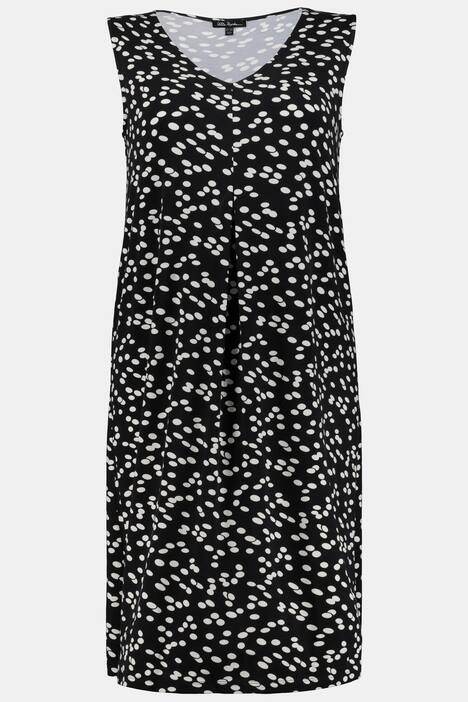 Kleid, Tupfen, ärmellos