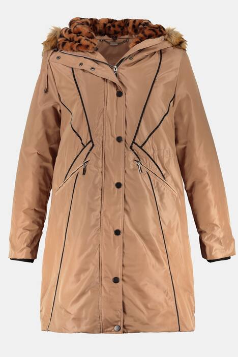 Winterjacke, Zierpaspel, Webpelz, Kapuze, selection