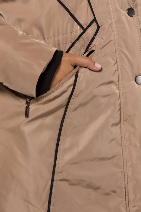 Winterjacke, Zierpaspel, Webpelz, Kapuze, selection