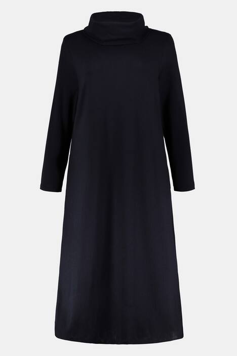 Jerseykleid, Rollkragen, A-Linie, selection