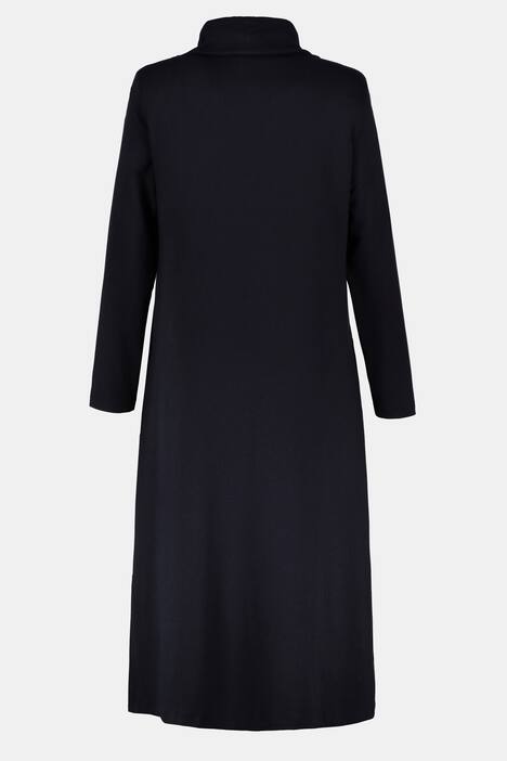 Jerseykleid, Rollkragen, A-Linie, selection