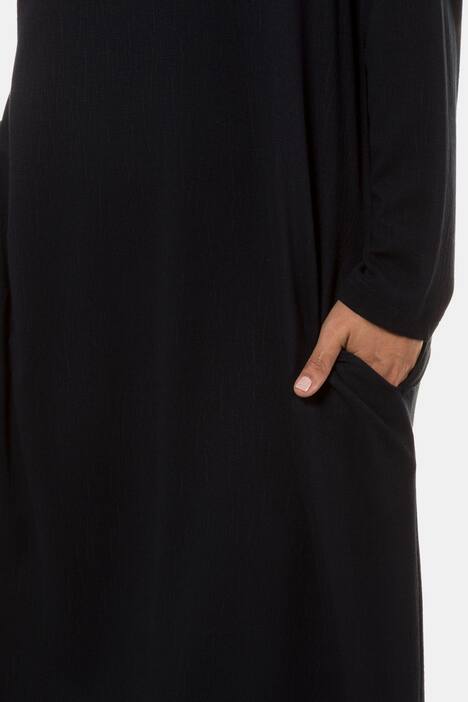 Jerseykleid, Rollkragen, A-Linie, selection