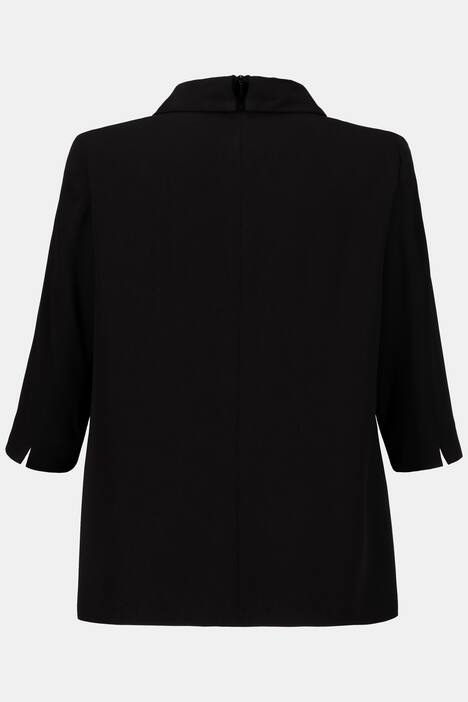 Pick Stitch Turtleneck Style Blouse