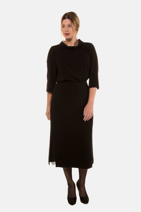 Pick Stitch Turtleneck Style Blouse