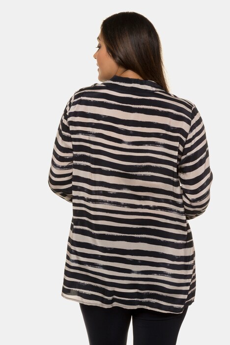 Blouse, overhemdkraag, blinde knopenlijst
