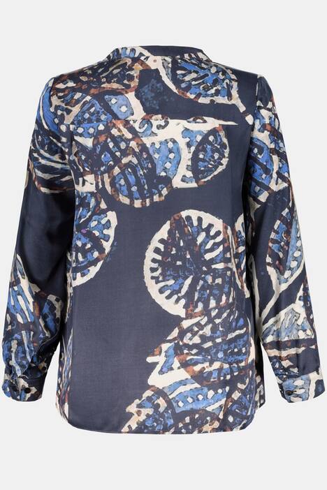 Seidenbluse, Batik-Blüten, Zierblende, selection