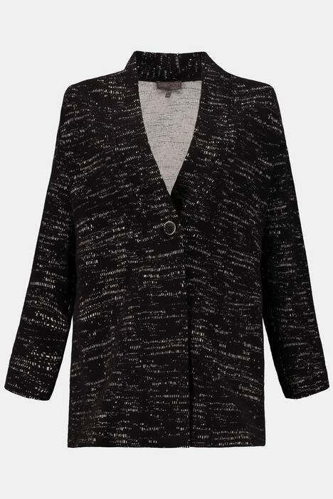 Jerseyjacke, Jacquard-Design, A-Linie, selection