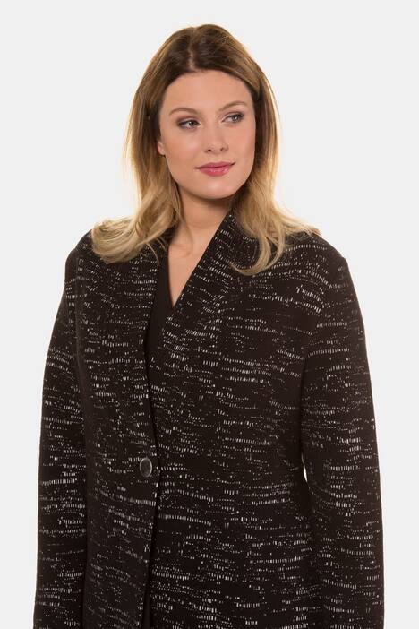 Jerseyjacke, Jacquard-Design, A-Linie, selection