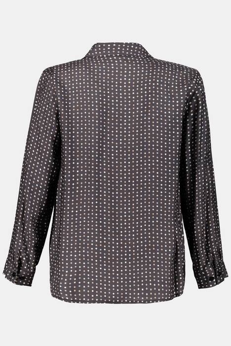 Bluse, gemustert, Seidenmischung, selection
