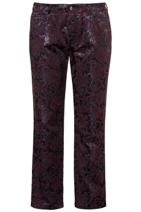 Double Print Slim Leg Stretch Pants