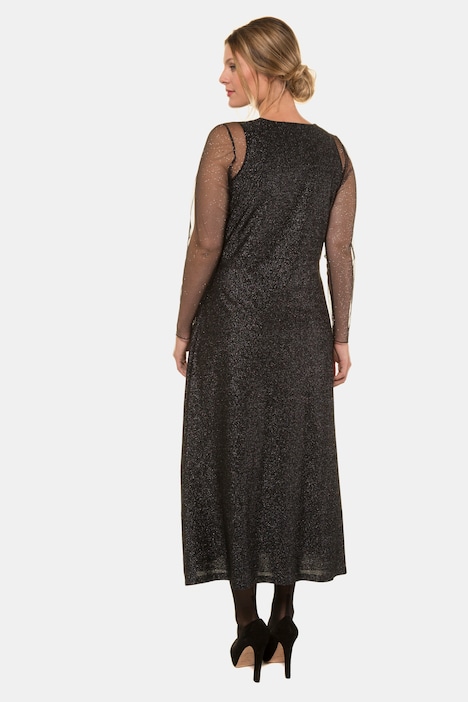 Abendkleid, Metallic-Effekt, Drapierung, selection