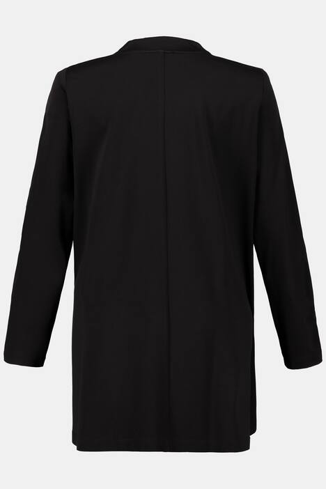 Longshirt, Stehkragen, A-Linie, V-Ausschnit, selection