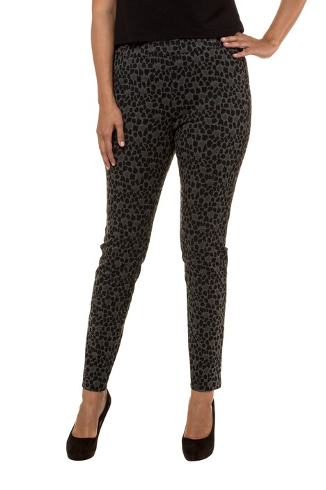 Animal Spot Elastic Waist Sienna Stretch Knit Leggings