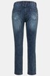 Seam Detail Curvy Fit Distresed Stretch Cotton Jeans