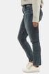 Seam Detail Curvy Fit Distresed Stretch Cotton Jeans