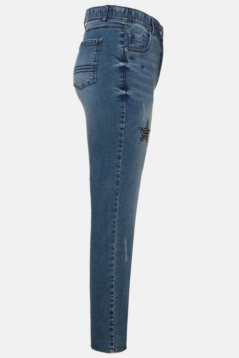 Star Inset Slim Leg Sophie Fit Stretch Jeans
