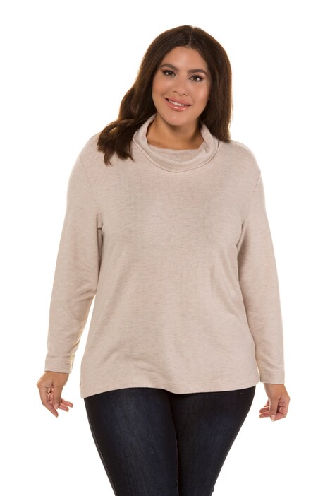 Turtleneck Stretch Knit Sweater