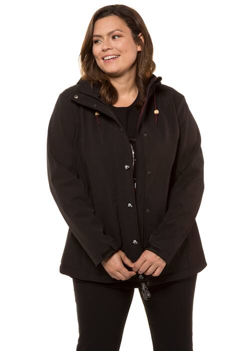Dandelion Snaps Softshell Hooded Fleece Lined Jacket
