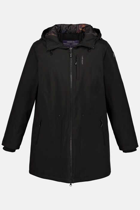 Softshelljacke, atmungsaktiv, Langform, 2-Wege-Zipper