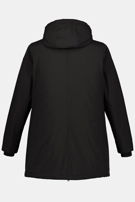Softshelljacke, atmungsaktiv, Langform, 2-Wege-Zipper