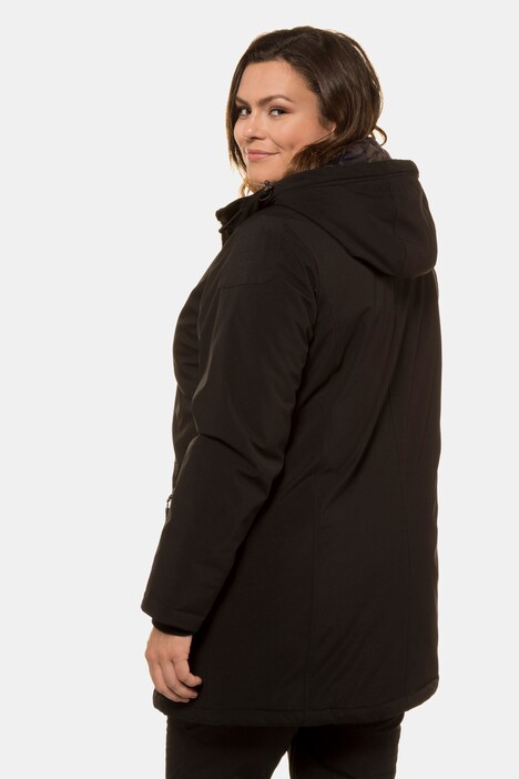 Softshelljacke, atmungsaktiv, Langform, 2-Wege-Zipper