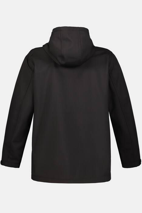 Softshell-Jacke, wasser-, windabweisend, atmungsaktiv, Kapuze