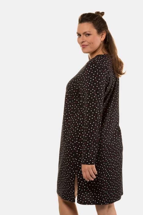 Bigshirts, 2er-Pack, Pink/Herzmuster, bis Gr. 66/68