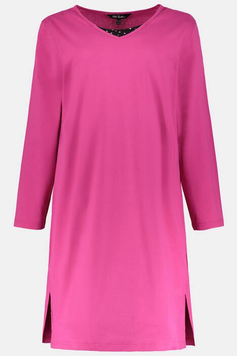 Bigshirts, 2er-Pack, Pink/Herzmuster, bis Gr. 66/68