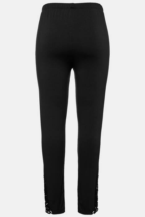 Leggings, Spitzeneinsatz, Elasthan, bis Gr. 66/68