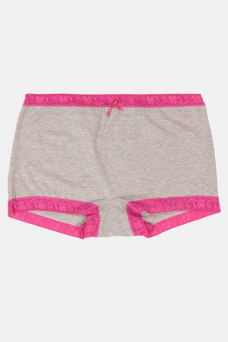 Pantys, 3er-Pack, elastische Spitzenbündchen