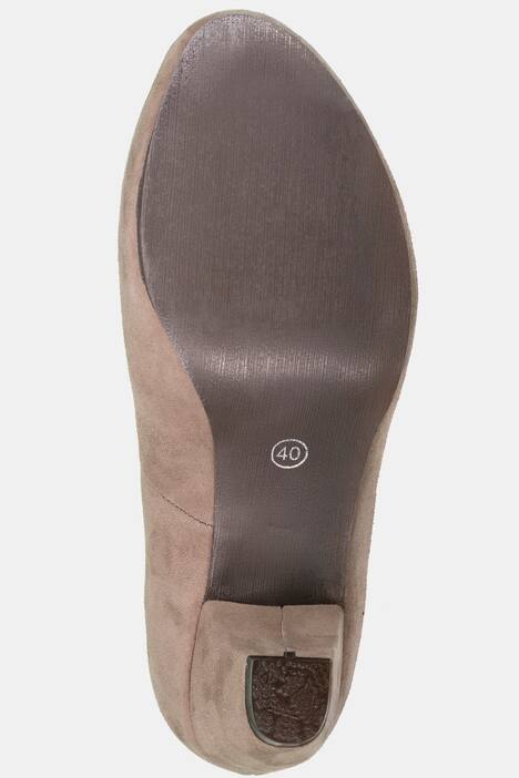 Pumps, Ziegen-Veloursleder, Weite H