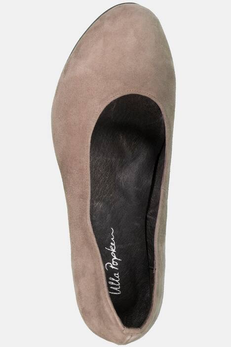 Pumps, Ziegen-Veloursleder, Weite H