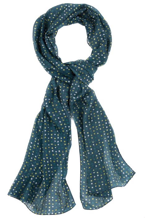 Tiny Geometric Silk Scarf