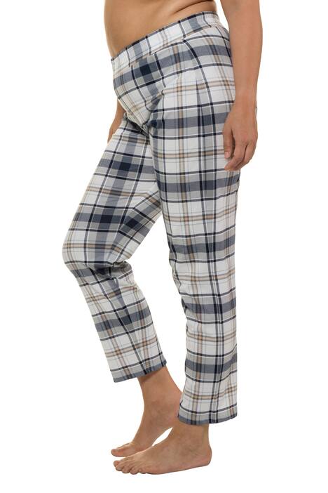 Plaid Elastic Waist Lounge Pants