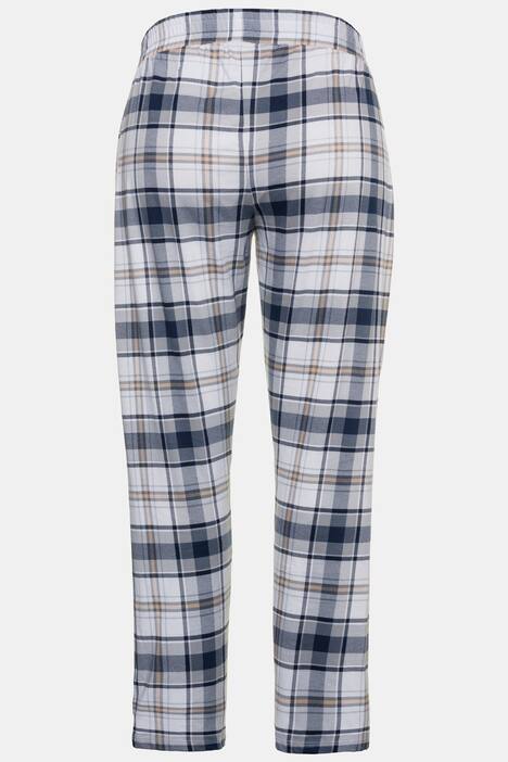 Plaid Elastic Waist Lounge Pants