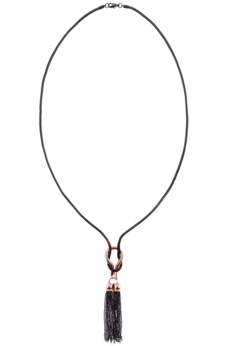 Square Knot Tassel Necklace