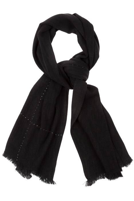 Metallic Stud Accent Scarf