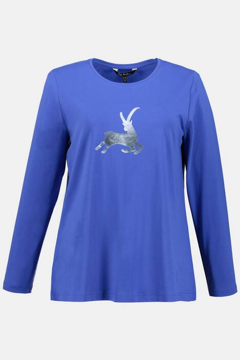 Shirt, Steinbock-Motiv, Classic, Langarm