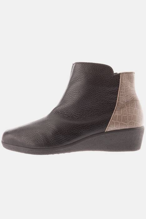 Stiefeletten, Vollnarbenoptik, Leder, Weite H