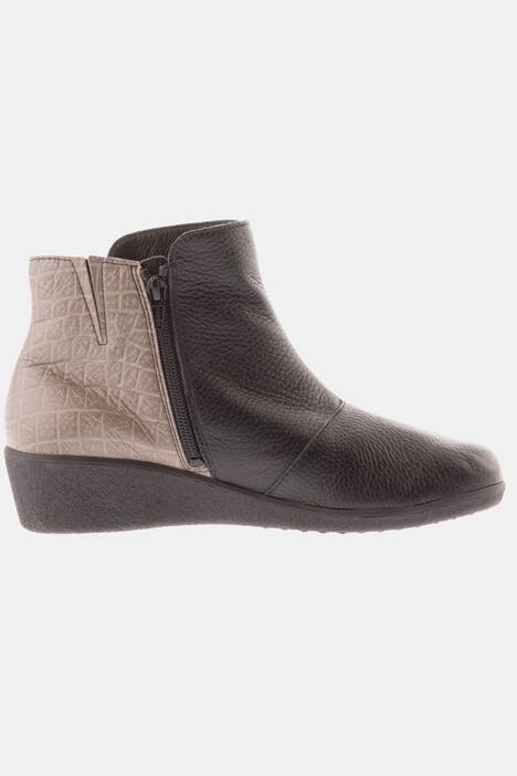 Stiefeletten, Vollnarbenoptik, Leder, Weite H