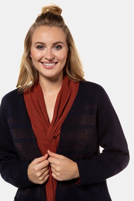 Cardigan, open model, V-hals