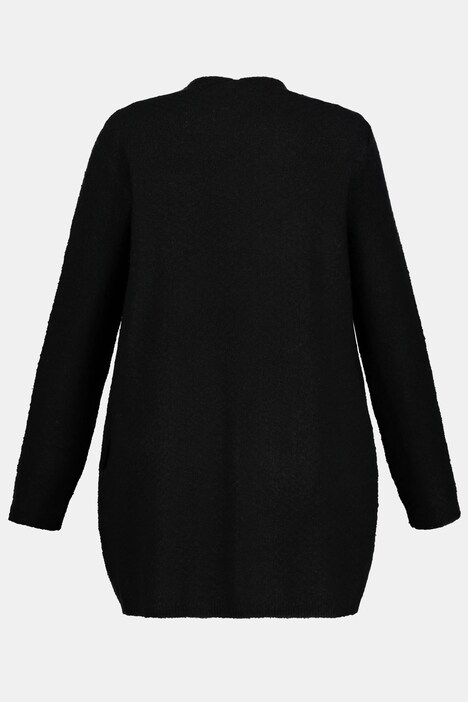 Cardigan, open model, sierkralen